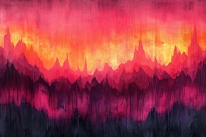 Crimson Cascade H92N5Z 55