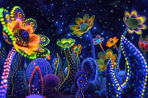 Bioluminescent Garden 7H9N2Z 60