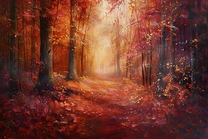 Autumn Forest Path Y29N7J 49