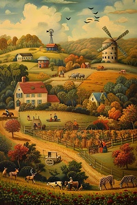 Autumnal Harvest Celebration 8294HJ 48