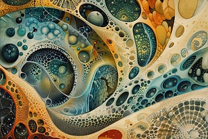 Cosmic Cellular Forms H2N9P4 62