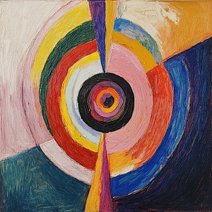 Circular Chromatic Study 2P9H7N 52 Print