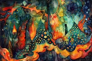 Cosmic Forest Glow 7H3N2Z 58