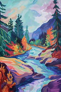 Autumn River Flow H92D3N 50