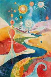 Celestial River Flows H29NJP 63