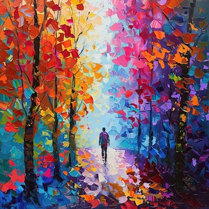 Autumn Path Solitude H9P4N2 55