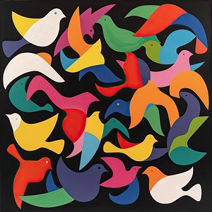 Birds of Paradise 7892AB 48