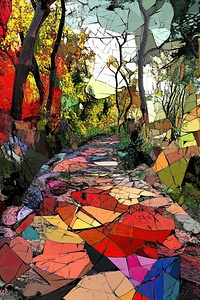 Autumn Mosaic Path H92N3Z 58