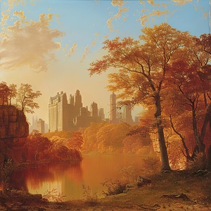 Autumnal Cityscape 8H29NP 49