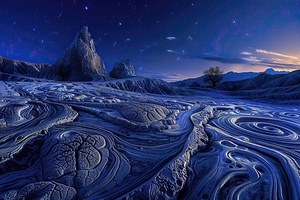 Celestial Desert Flows H2N9P4 64