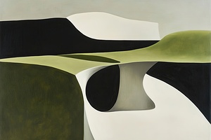 Abstract Forms Interplay 7P3H2N 58 Print