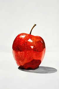 Crimson Apple Still Life 7H29P4 45