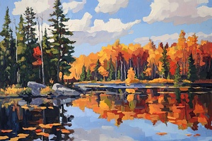 Autumn Reflections 9P3H7N 45