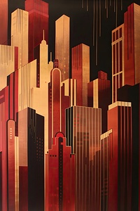 Crimson Cityscape 8H29NP 50