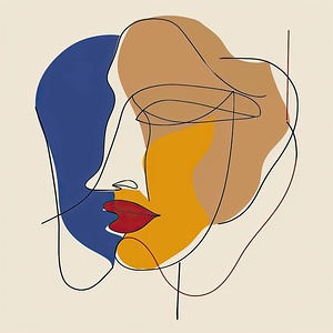 Abstract Face Y29K4H 47