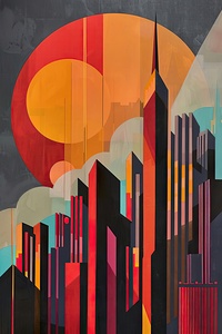 Crimson Cityscape 8P47H2 45