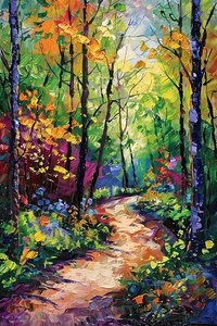 Autumn Forest Path Y5K92H 50