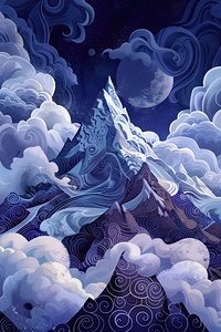 Celestial Summit Ascent J9P2N3 64 Print
