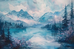 Azure Mountain Lake H2N9P2 57