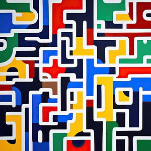 Chromatic Labyrinth K92D3H 64