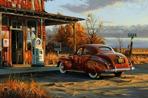 Autumn Roadside Stop 92HJ8D 66