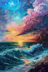 Chromatic Ocean Sunset H3N9P2 59