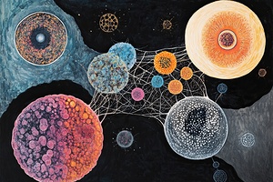 Cellular Cosmos Interwoven 78HNKJ 60