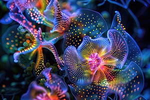 Bioluminescent Orchids J9H4N2 62