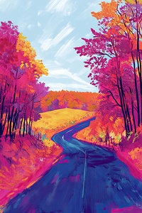 Autumn Road Vibrance 92HJ8 55