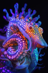 Bioluminescent Seahorse 92D3H7 69
