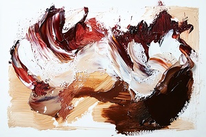 Beige Swirls Chocolate Waves 28HNZ9 58