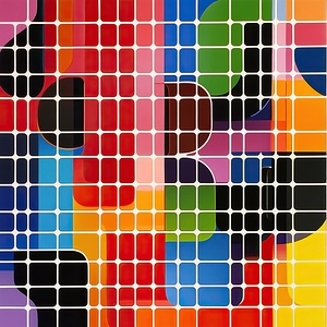Chromatic Grid Interplay 79B2H 60