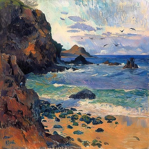 Coastal Symphony At Dawn 9P3N2H 55