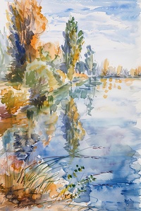 Autumn River Reflections 9H2N5Z 45