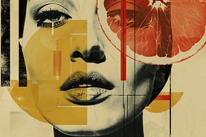 Citrus Gaze Abstract H92N5Z 58