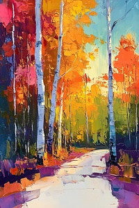 Autumn Birch Glow 92HJ8P 55