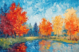 Autumn River Reflections H2N9P2 57