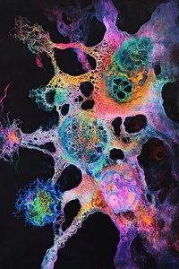 Cosmic Cellular Bloom 92DH7B 60