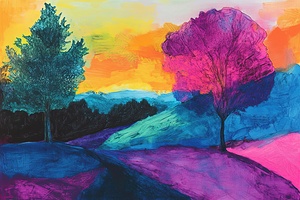 Chromatic Hills At Dusk 9P3N2H 50