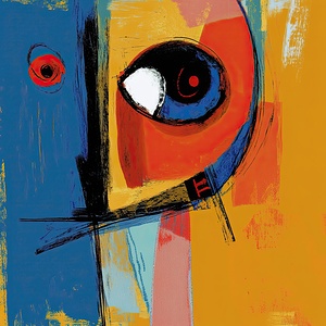 Abstract Gaze 29HBCJ 48