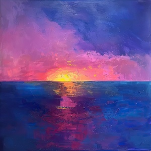 Chromatic Sunset Seascape H9P4N2 55