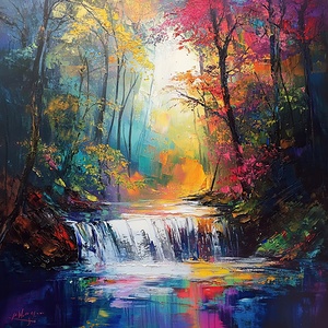 Autumn Waterfall Glow 92DH3P 55