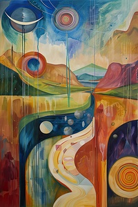 Cosmic River Flows H7N4C 55