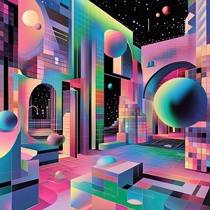 Cosmic Cityscape NV93HJ 60