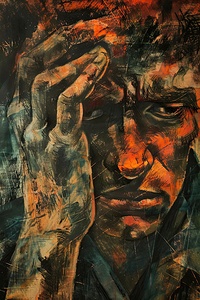 Anguish Portrait 4H79P2 45