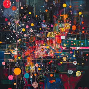 Cosmic Web Connections 7P3H2N 55