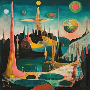 Cosmic Cityscape Vision H9P4Z2 60