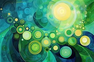 Celestial Circles Dance 8294HJ 45