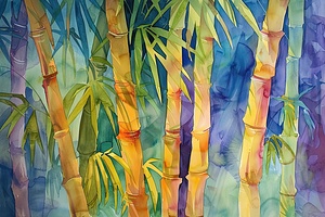 Bamboo Grove Harmony 7892B 45