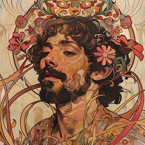 Floral Reverie: Alphonse Mucha